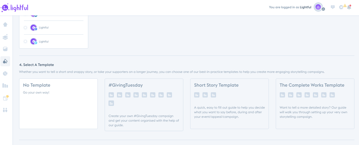 How To Plan Your Givingtuesday Campaign With Story Builder Blog Lightful