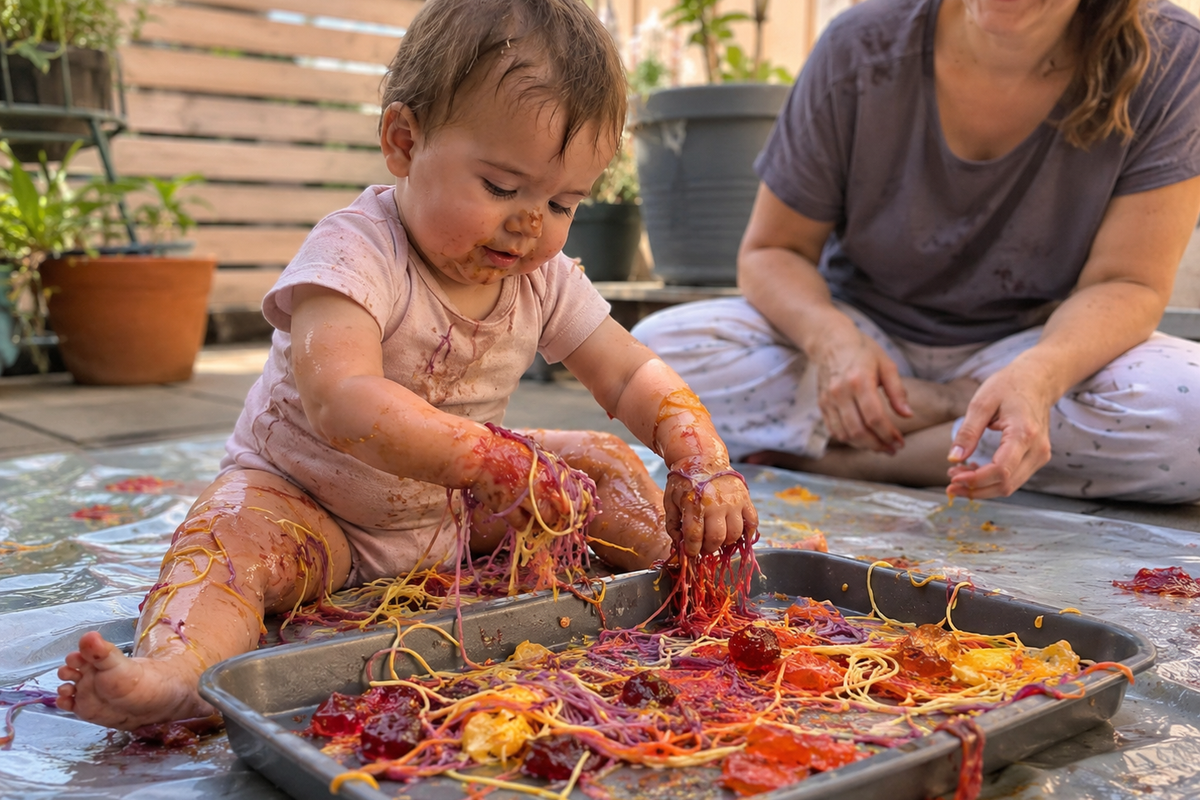 Why "Messy Play" is Crucial for Your Baby's Brain (And How to Survive the Cleanup)