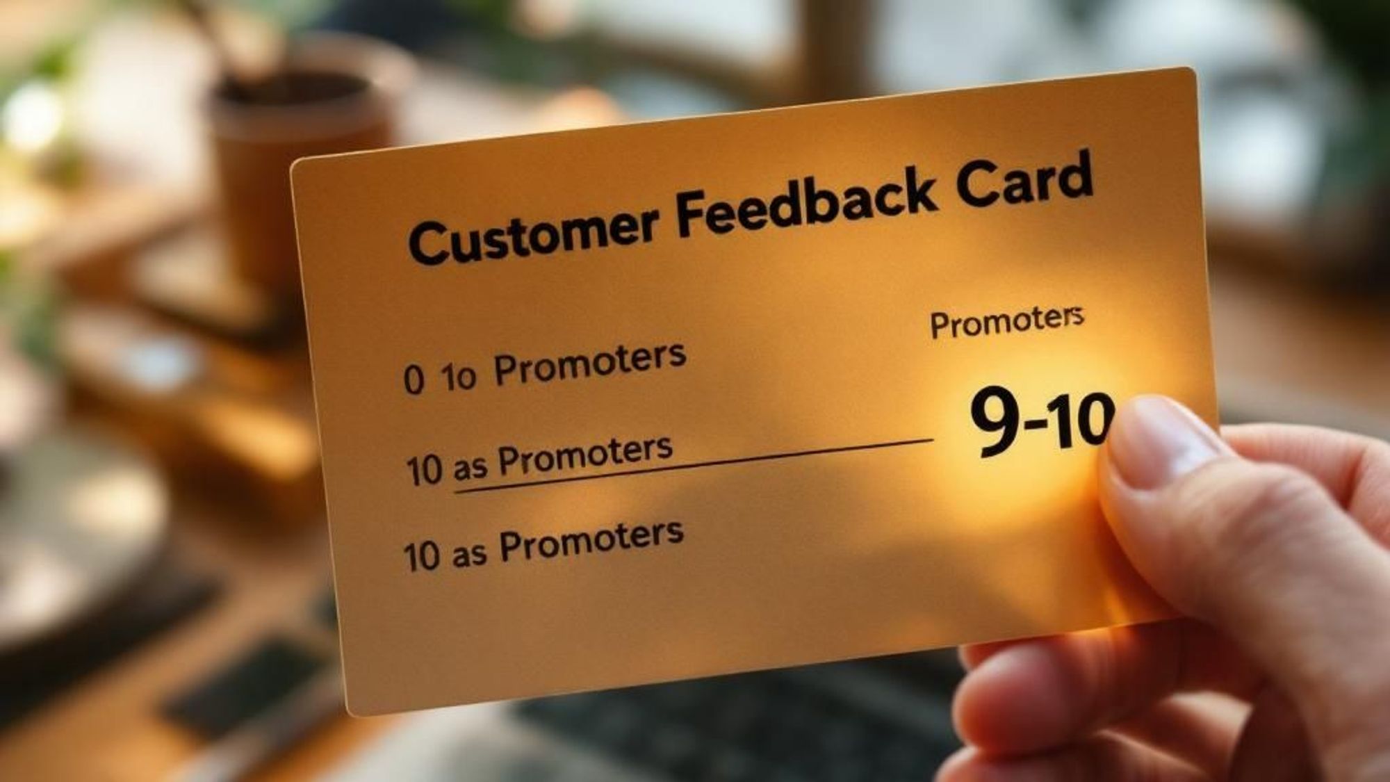 Net Promoter Score (NPS) scale showing Detractors (0-6), Passives (7-8), and Promoters (9-10).
