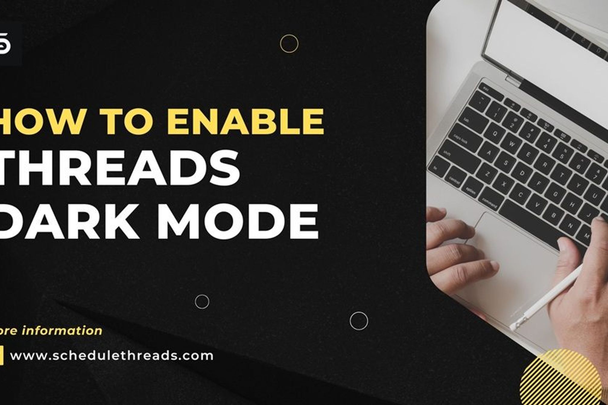 how to enable threads dark mode