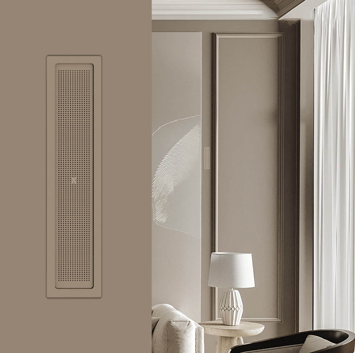 XSCACE Ghost 2.0 in-ceiling speaker with DSP-driven room correction