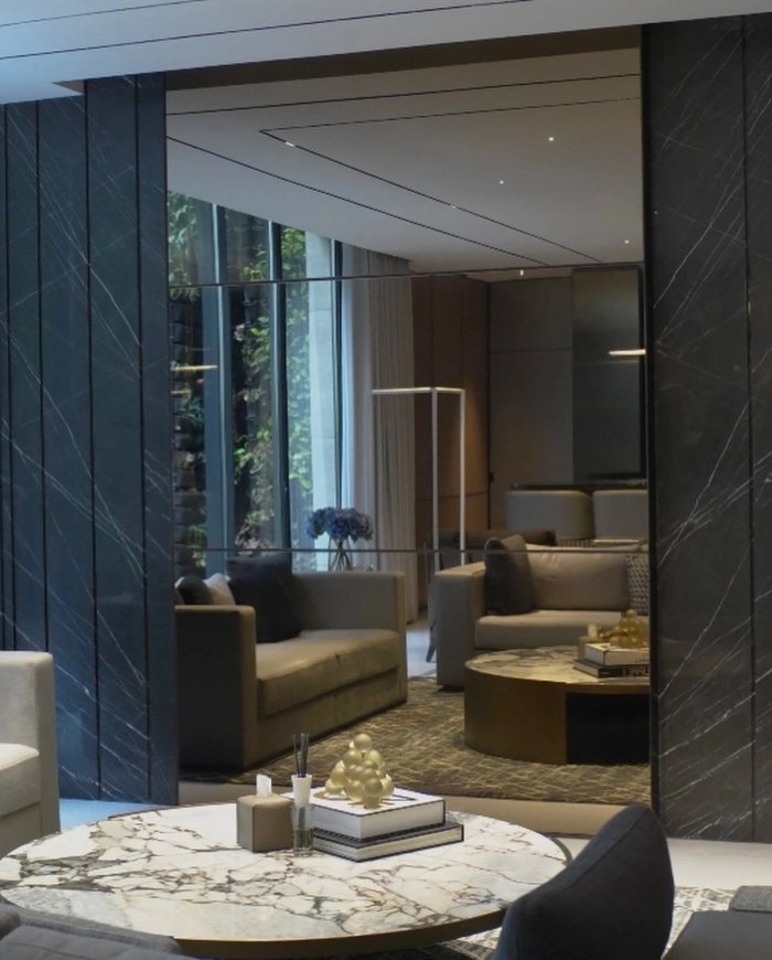 Case Study: Cedar in a Marble, Hotel-Style Reception Lounge