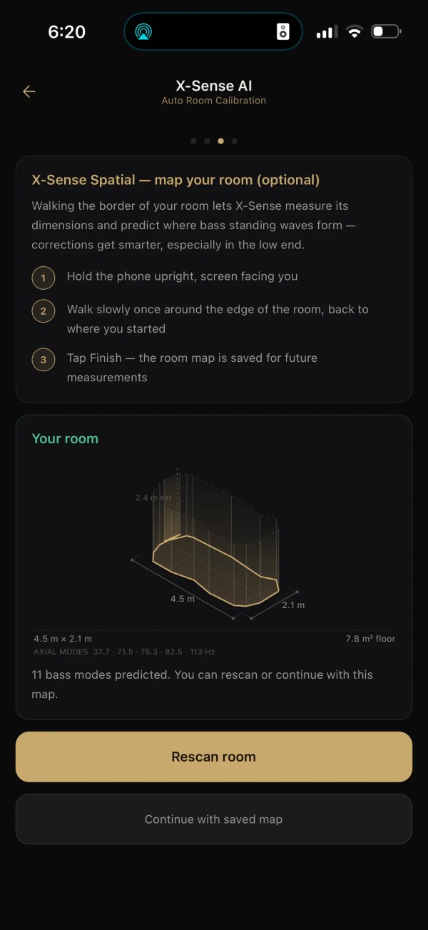 XSCACE Controller — X-Sense Spatial — Room map
