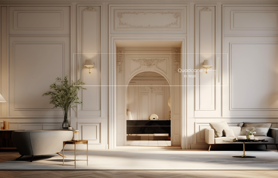 QuadCane In-Ceiling / In-Wall 1