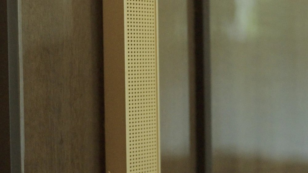 Bonsai Hidden in a Lacquered Walnut Wardrobe Wall
