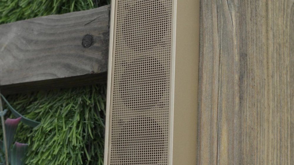 Cane on an Outdoor Garden Feature Wall