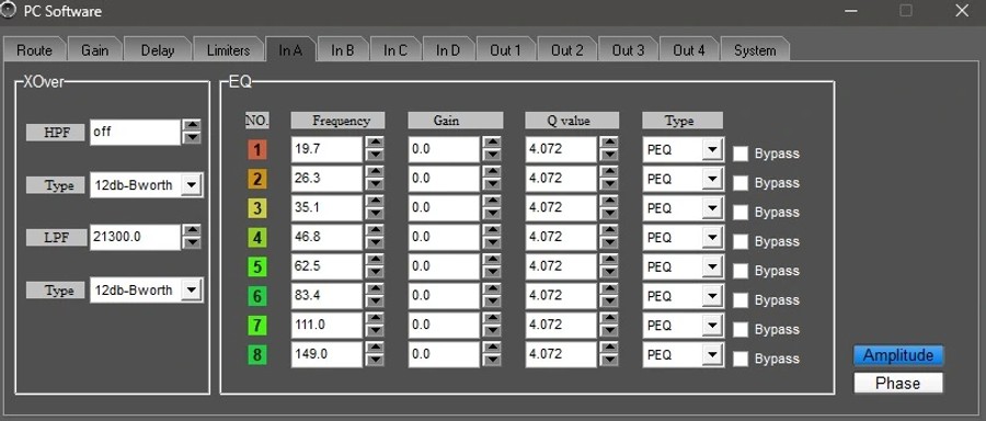 Input and Output EQ