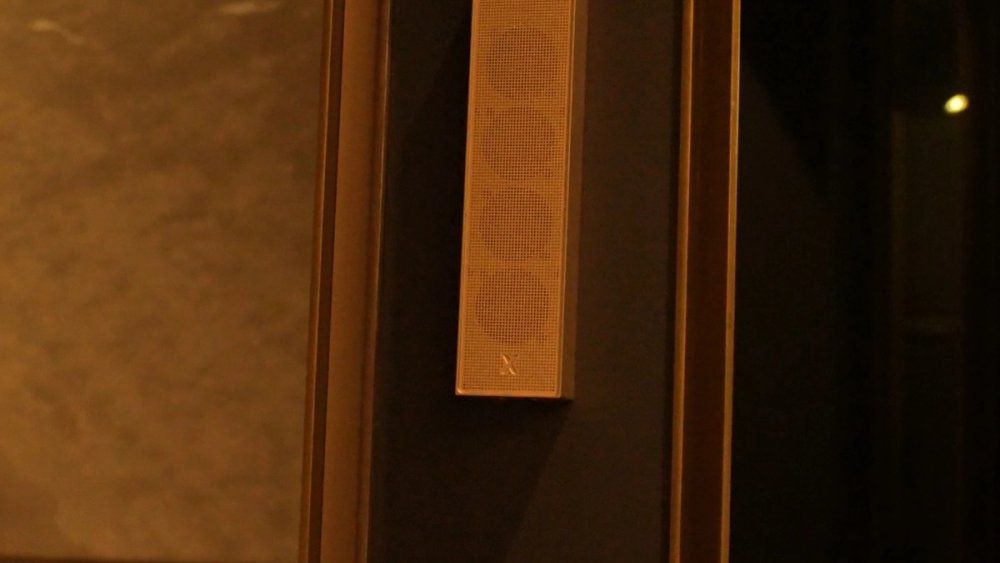 Cane at a Private Lounge Glass-Door Entrance