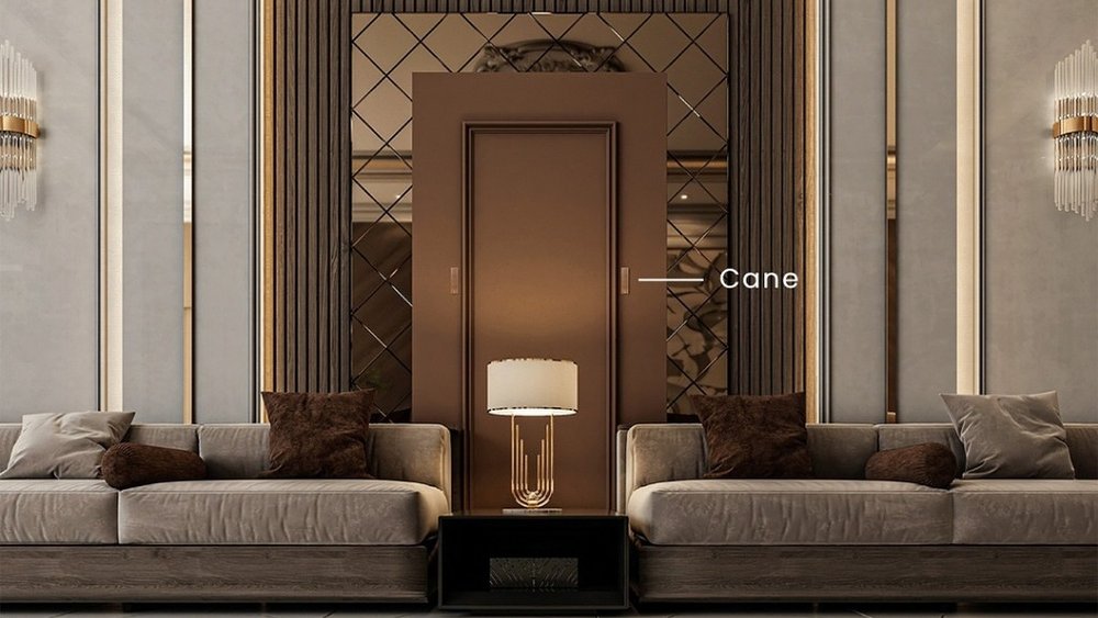 Discreetly Embedded Sound in a Lobby Area