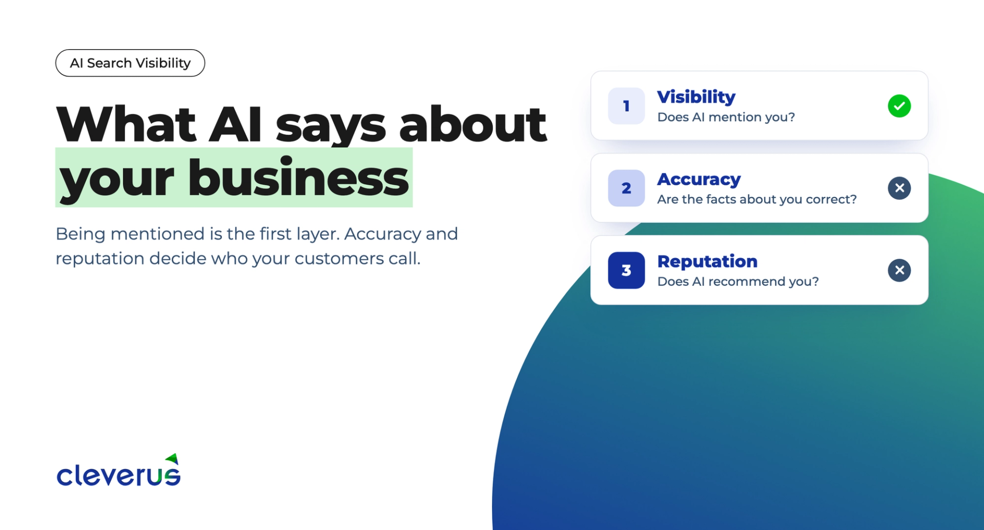 What AI Says About Your Business Comes Down to Three Layers