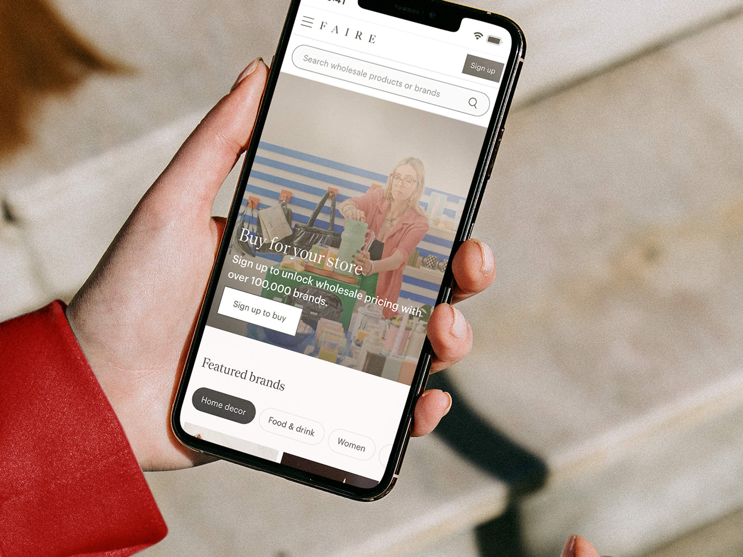 Faire case study — brand storytelling and media planning for wholesale growth