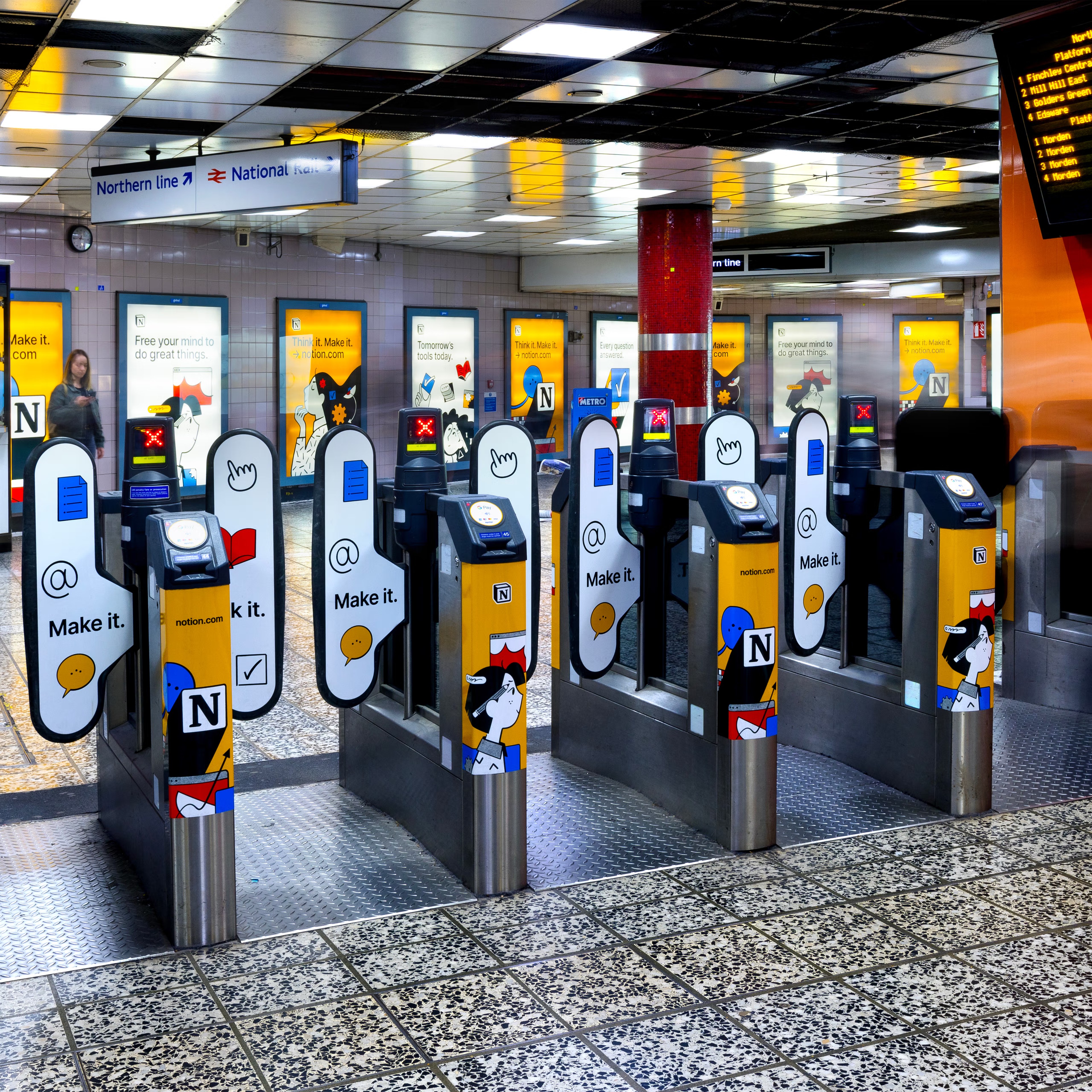 Notion 3.0 launch — OOH and digital campaign reaching knowledge workers globally