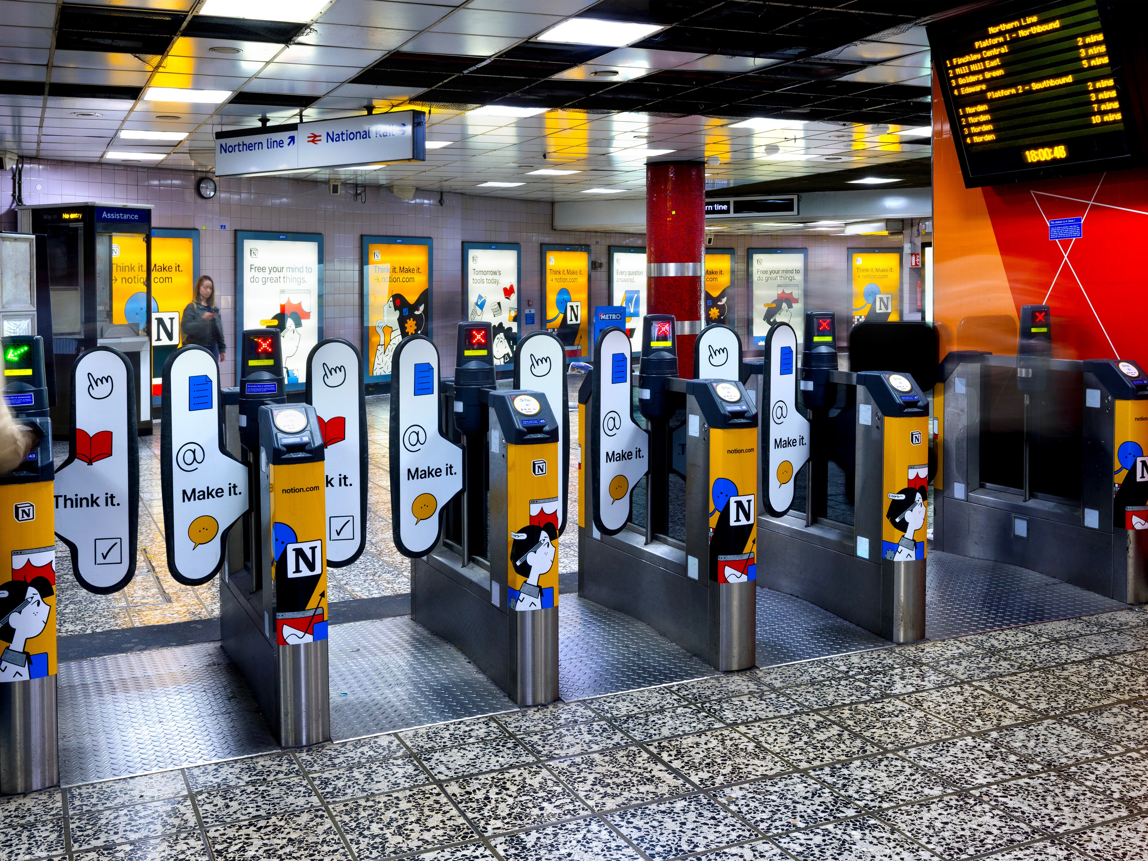 Notion 3.0 launch — OOH and digital campaign reaching knowledge workers globally