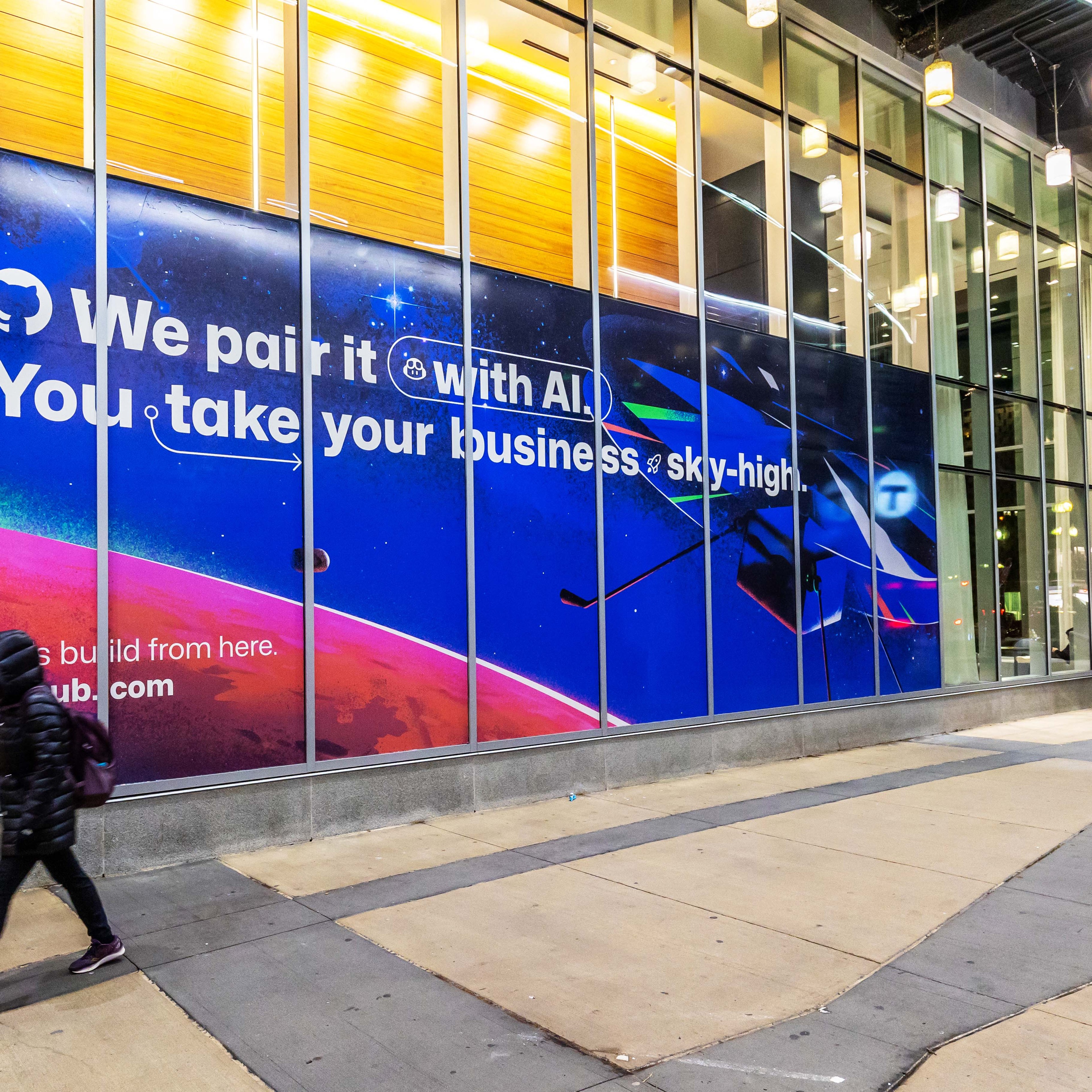 GitHub brand campaign — enterprise awareness strategy targeting IT decision makers