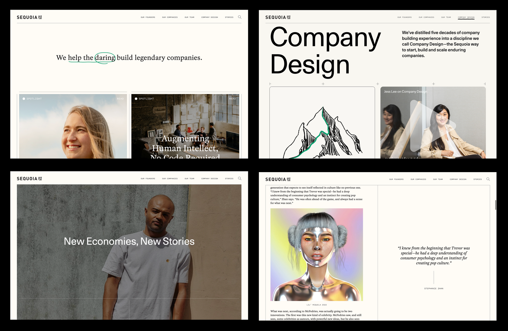 Sequoia Capital Content Strategy - New Website with Editorial Programming