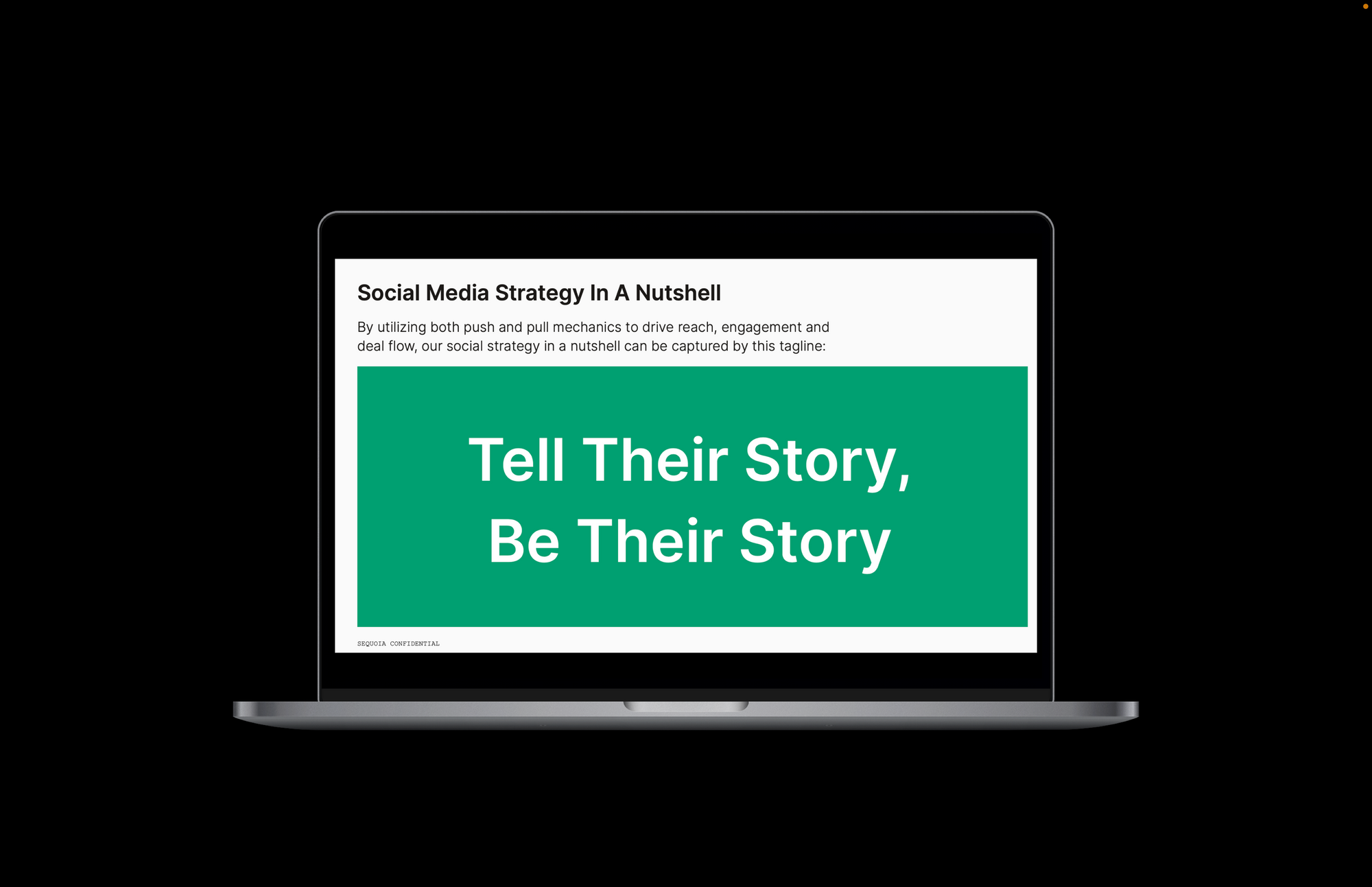 Sequoia Capital Content Strategy & Social Media Programming