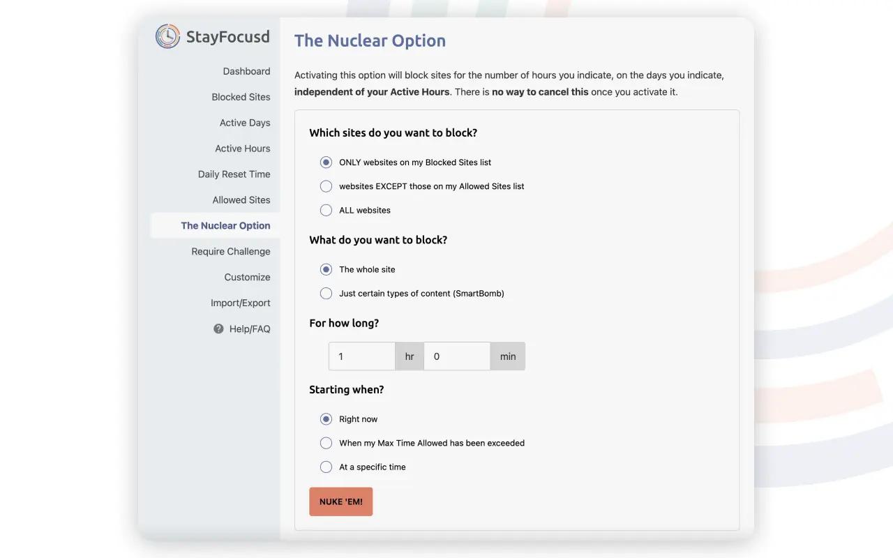 Gallery image 2 - StayFocusd