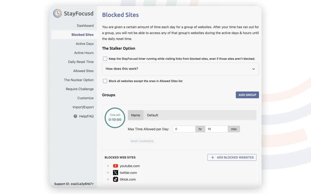 Gallery image 3 - StayFocusd