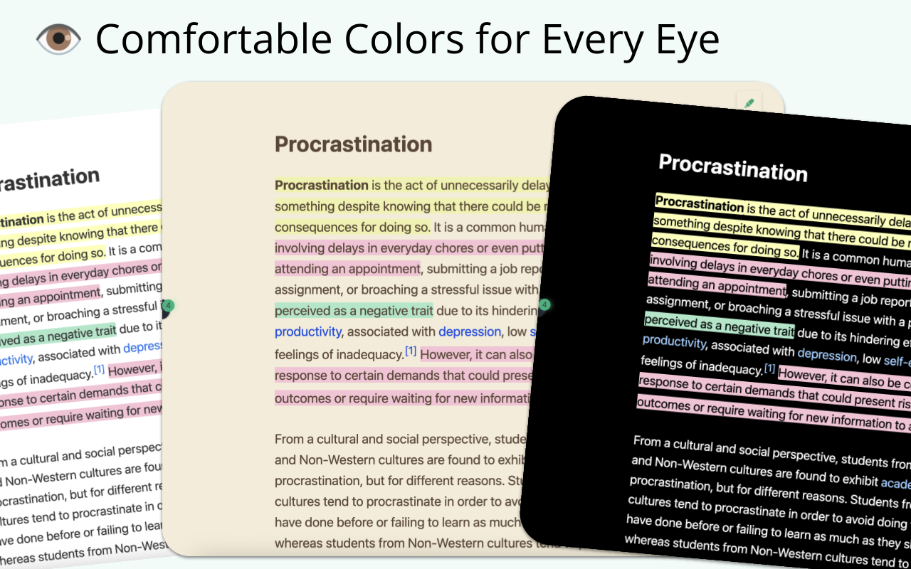Gallery image 1 - Reader Mode + Notes
