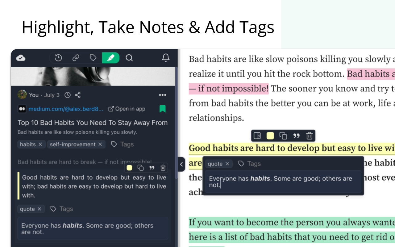Gallery image 3 - Reader Mode + Notes