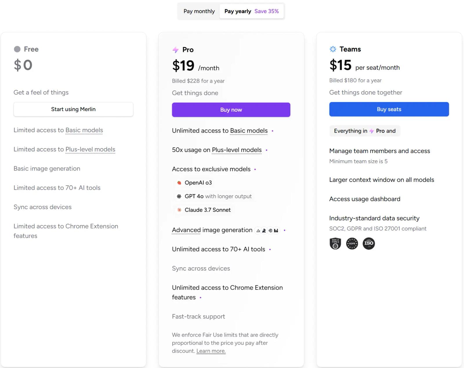 Pricing