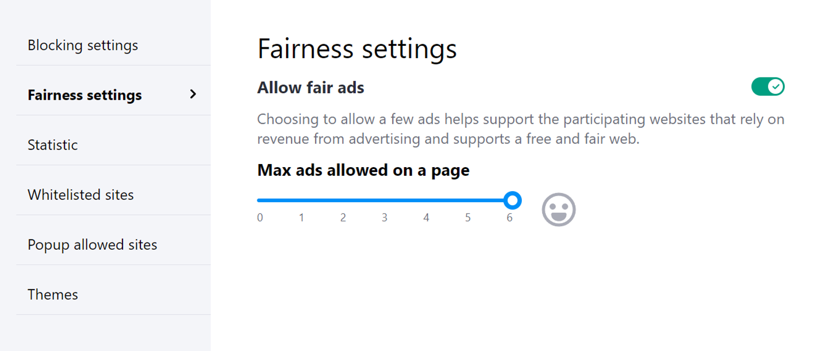 fairness setting