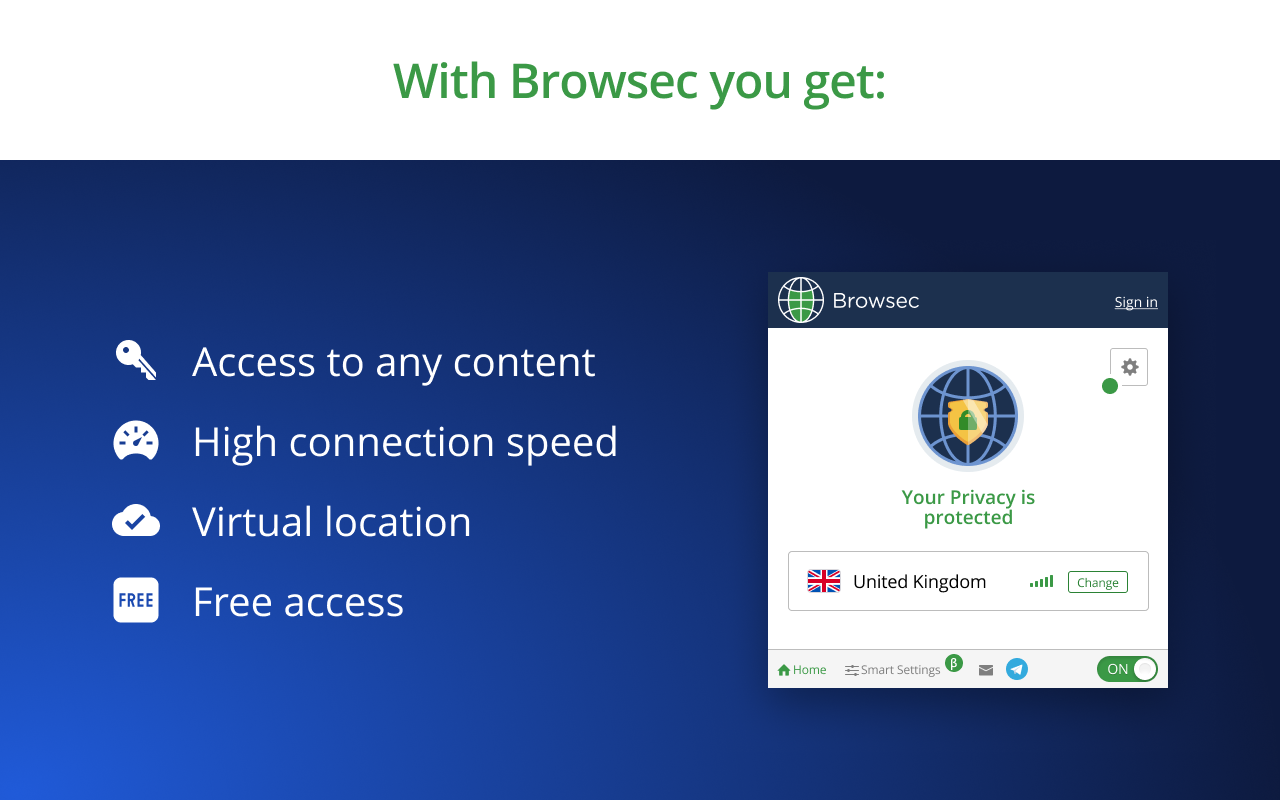 Gallery image 2 - Browsec VPN