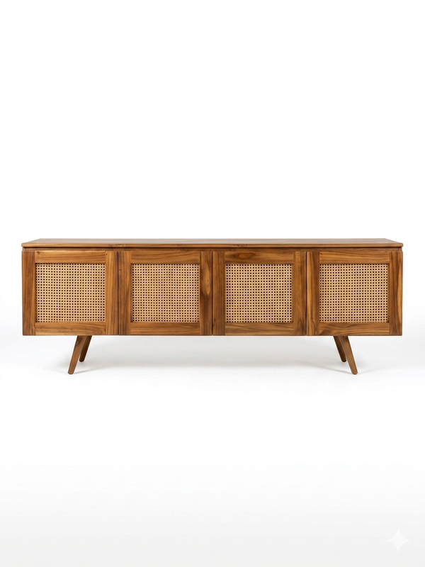 Consola rattan