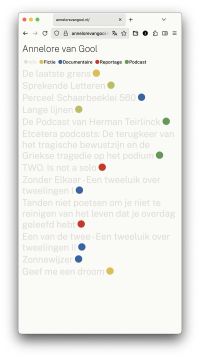 Website Annelore van Gool