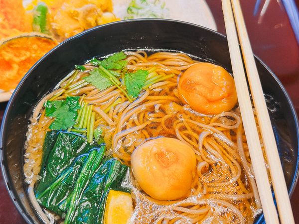 Metoba-soba (女鳥羽そば)