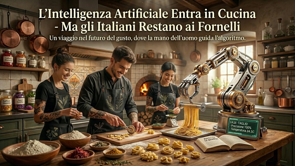 L’Intelligenza Artificiale Entra in Cucina - Ma gli Italiani Restano ai Fornelli