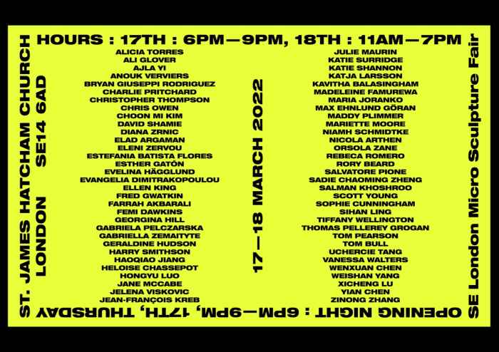 SE London Micro Sculpture Fair