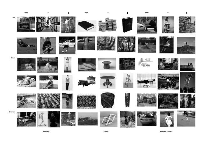 Liegen, Sitzen und Stehen