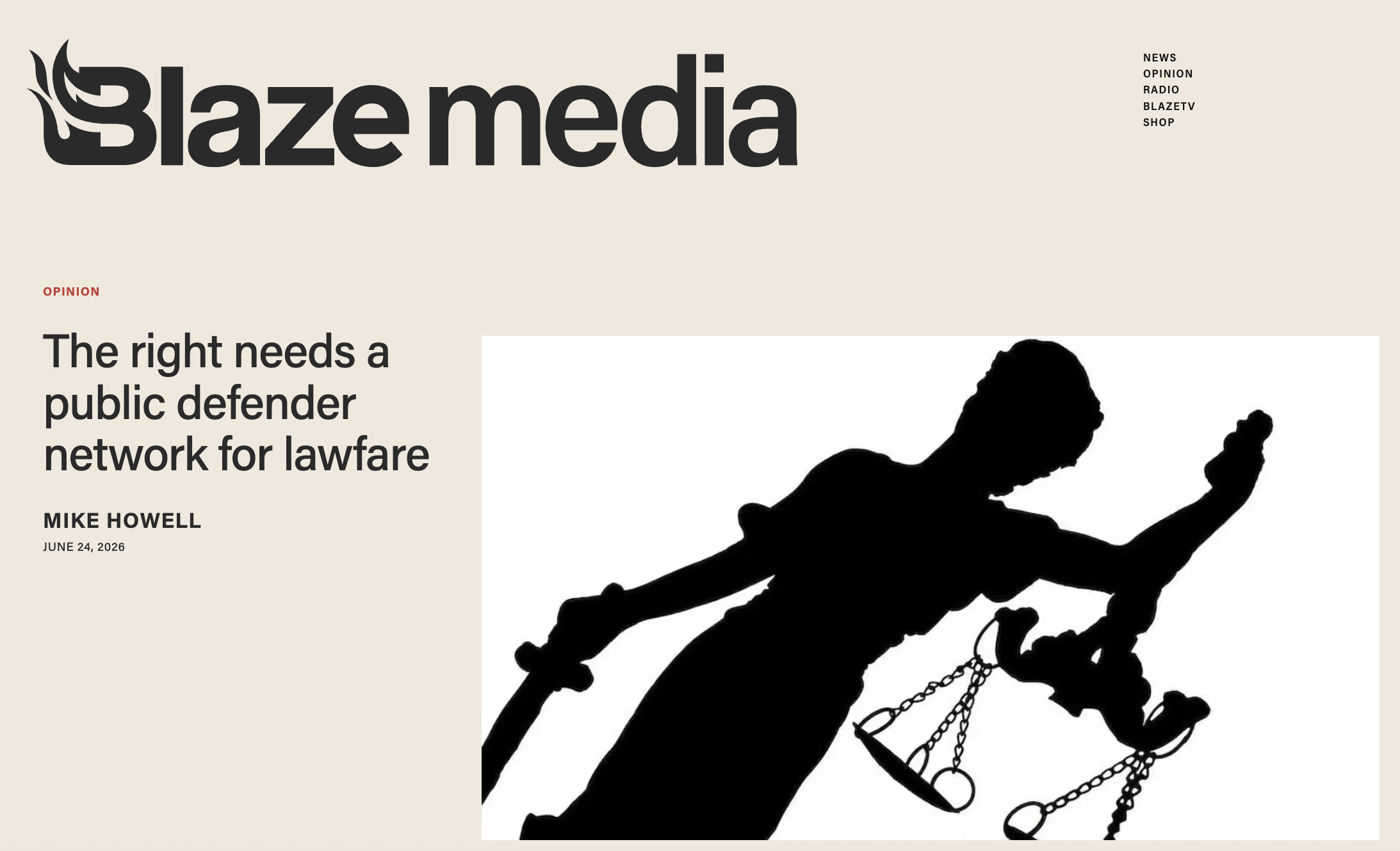 The right needs a public defender network for lawfare