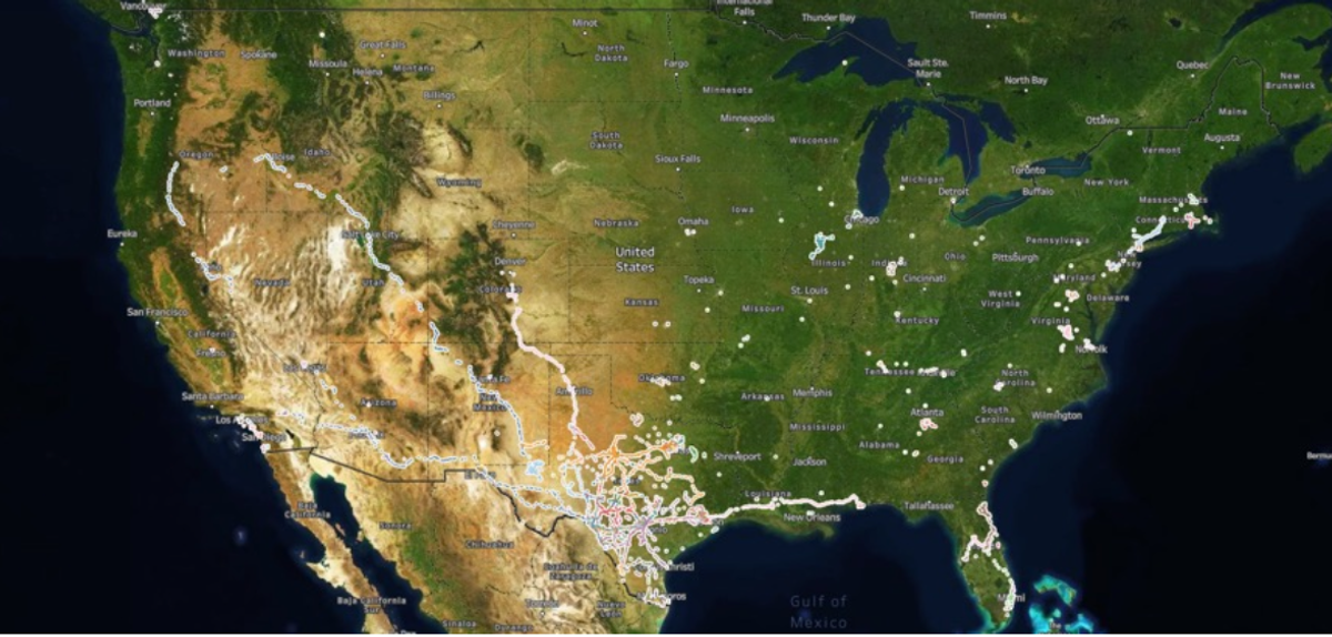 Phase One: Devices from Val Verde/Del Rio—Traced Nationwide