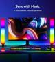LED Light Bar, Music Sync RGB Light Bar, USB Ambient Lamp, Color Changing Gaming TV Backlight with Remote Control, 15 Dynamic Modes for Room Gaming Decoration view 2