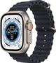 Apple Watch Ultra [GPS + Cellular 49mm] Titanium Case with Midnight Ocean Band, One Size view 1