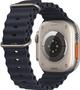 Apple Watch Ultra [GPS + Cellular 49mm] Titanium Case with Midnight Ocean Band, One Size view 3