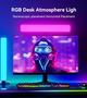LED Light Bar, Music Sync RGB Light Bar, USB Ambient Lamp, Color Changing Gaming TV Backlight with Remote Control, 15 Dynamic Modes for Room Gaming Decoration view 3