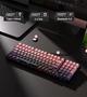 MageGee LIGHT100 Wireless Creamy Keyboard, Gasket Structure Hot Swappable, 2.4G/USB-C/BT5.0 RGB Backlit Mechanical Gaming Keyboard for Win/Mac/PC, 8000mAh Battery, Side Printed PBT Keycap, Pink view 2
