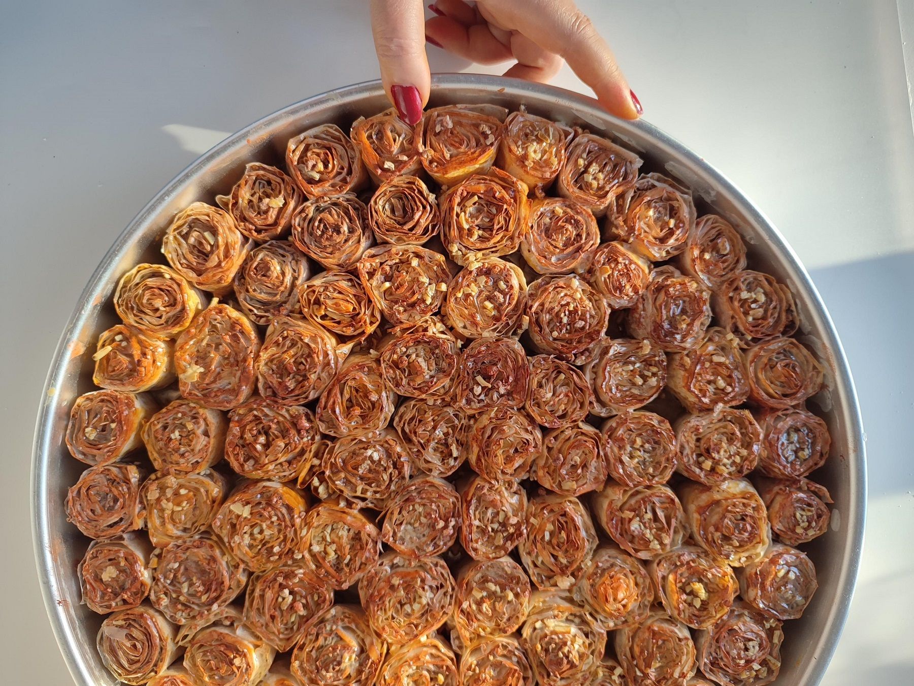 Oturtma Tatlısı (Ružice) — el yapımı yemek replikası