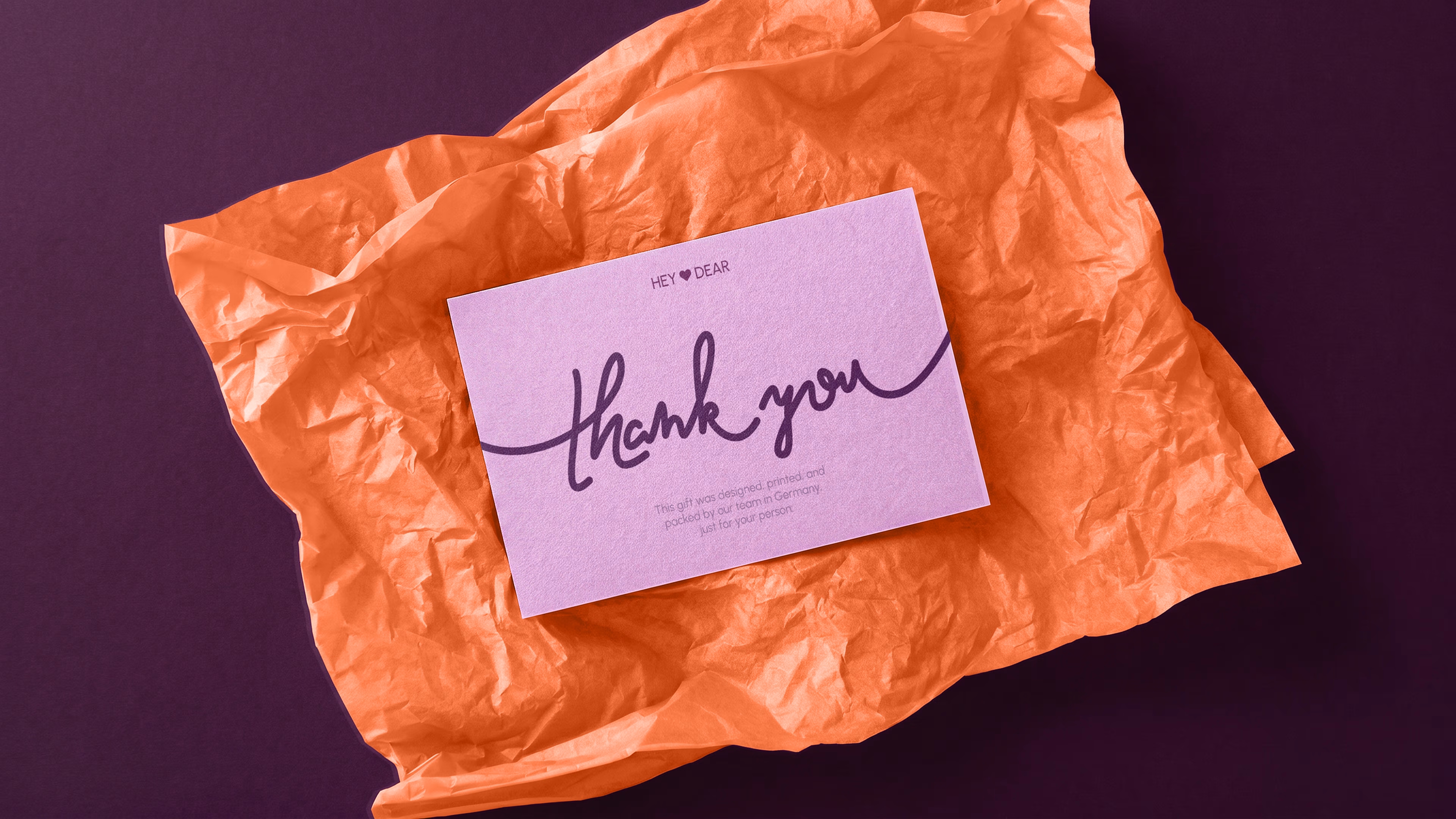 thank you card mockup
