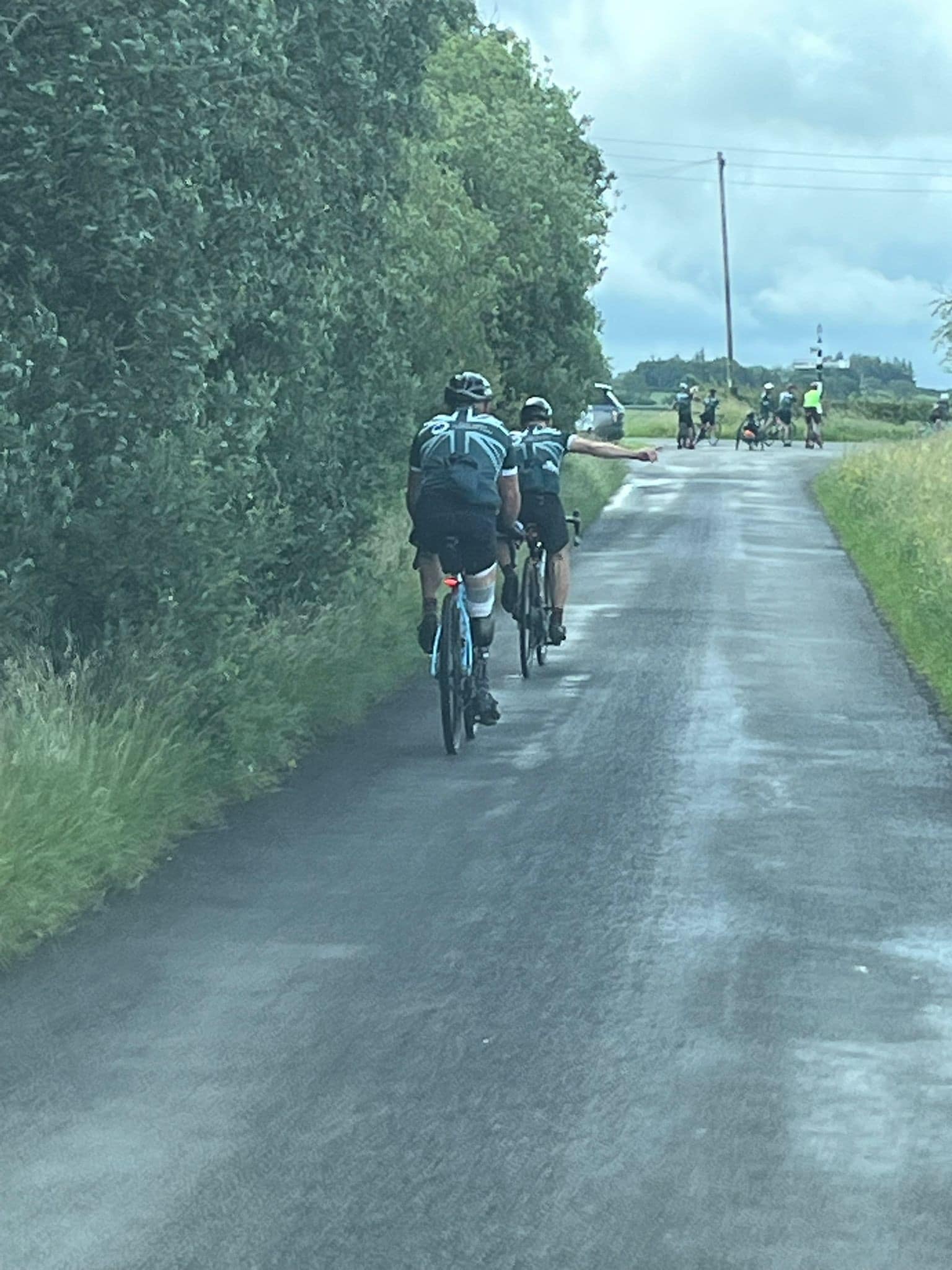 The Not Forgotten riders out on the road