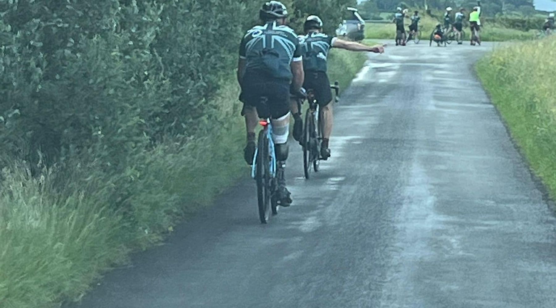 The Not Forgotten riders out on the road