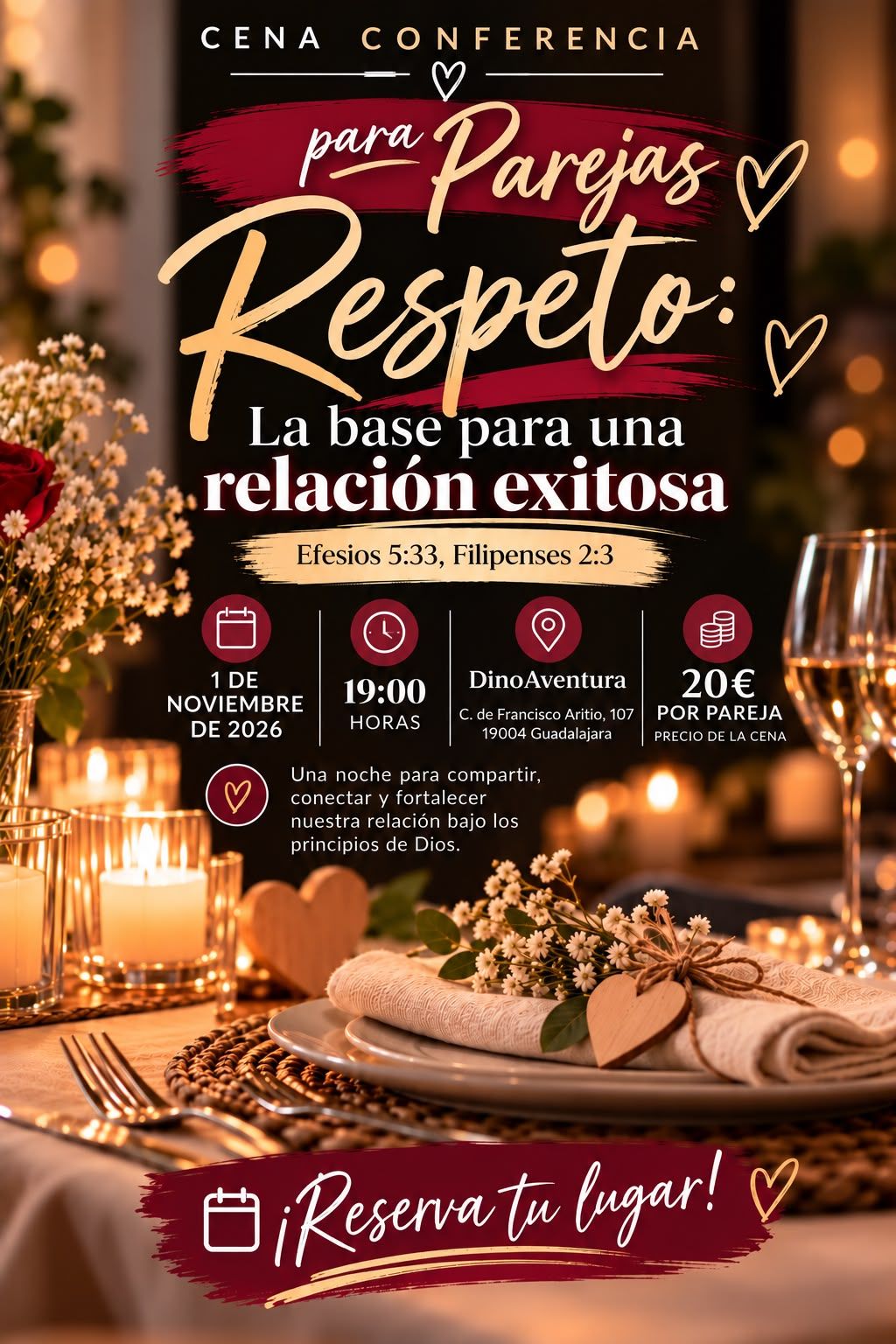 Cena-Conferencia para parejas