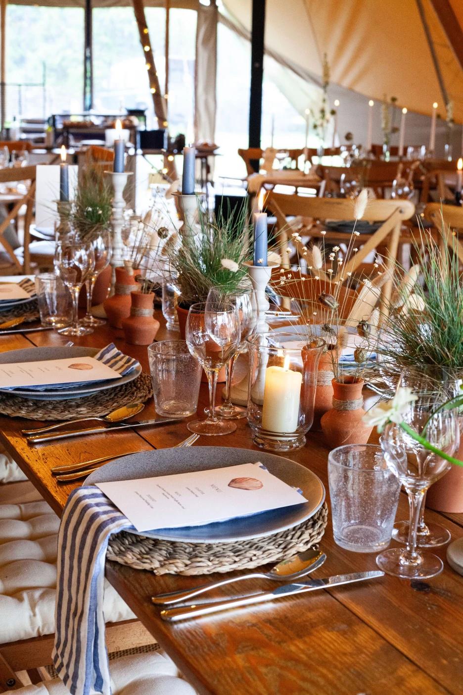 Table set up