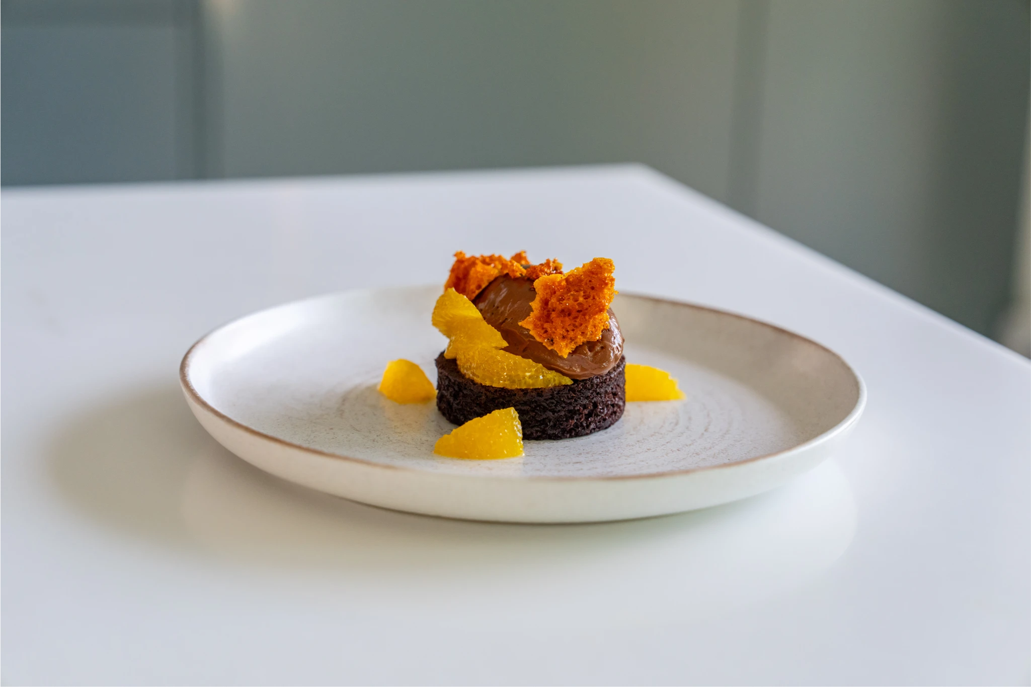 Chocolate and orange pudding