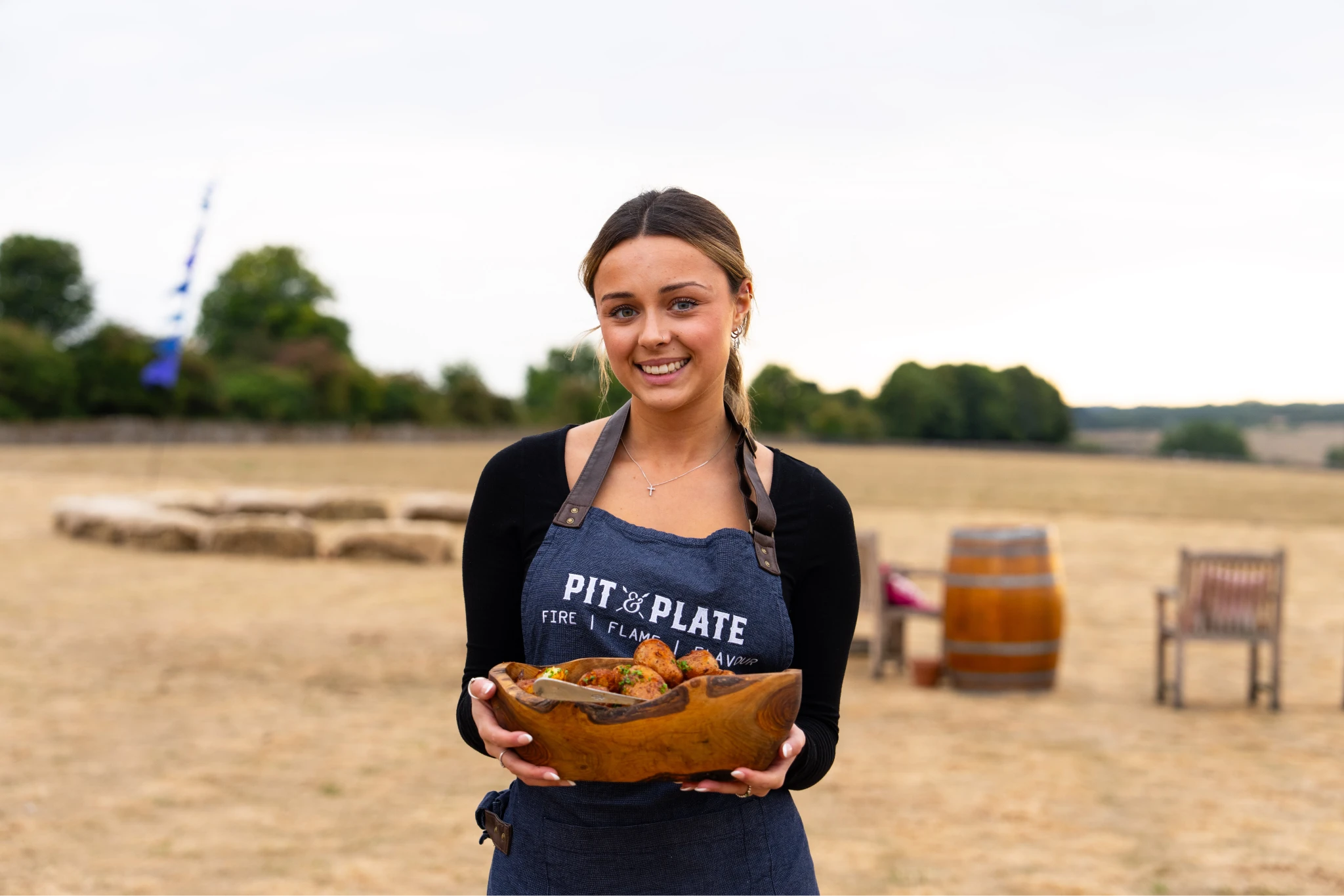 Pit and plate Freya cropped portrait