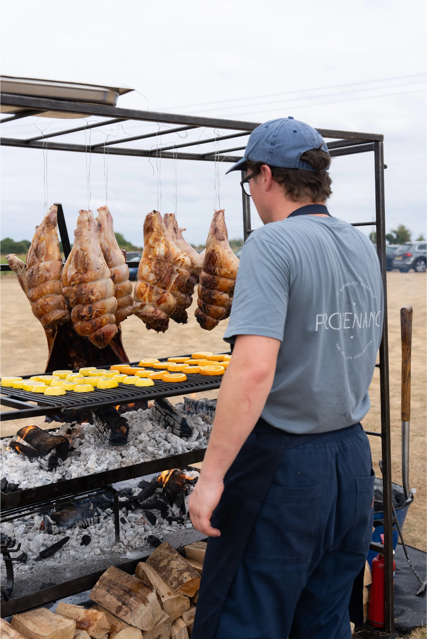 Lamb Leg and phil behind