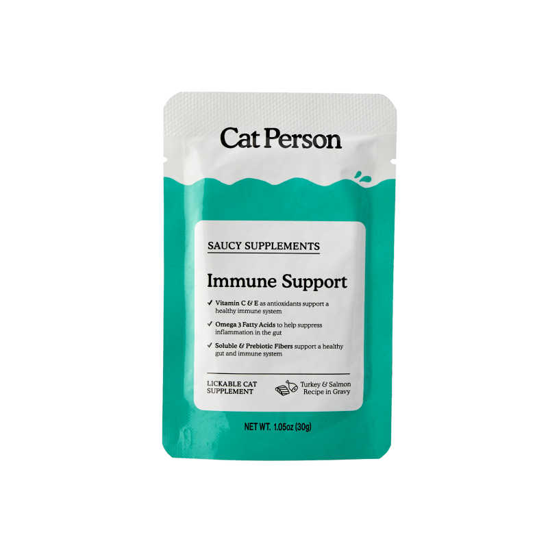 Pouch of Cat Person Immune Support Supplement